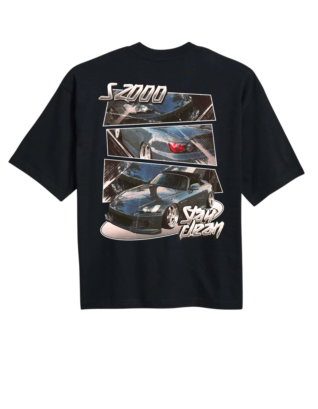 STAY CLEAN S2000 COLLAGE TEE