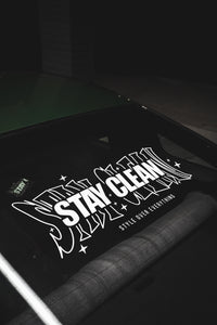 STAY CLEAN STYLE REAR BANNER