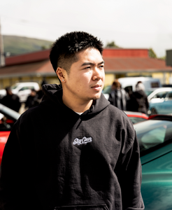 STAY CLEAN CURSIVE LOGO HOODIE